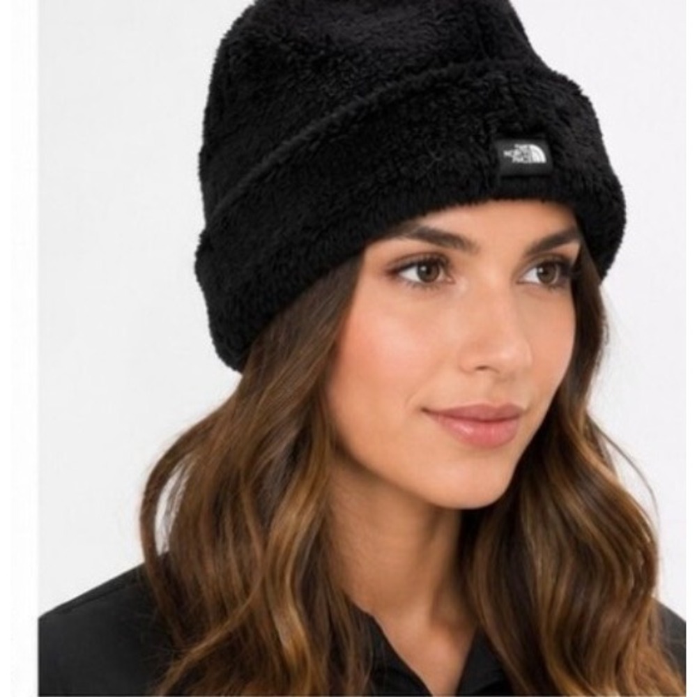 The North Face Osito Beanie Womens Black High Pile Fleece Winter Hat